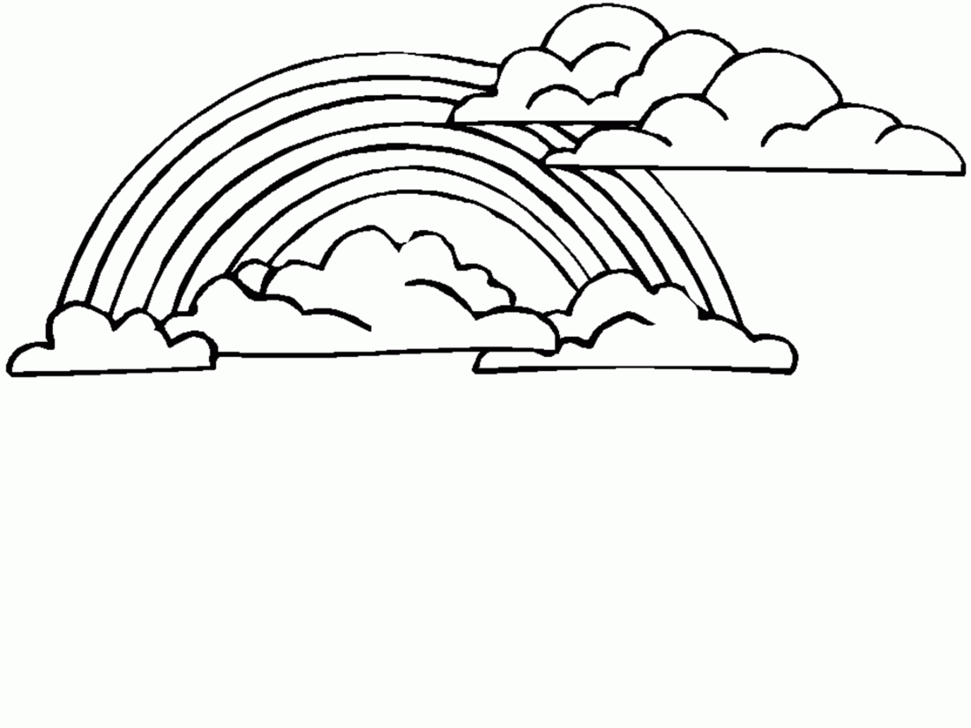 New Coloring Page Rainbow 26 For Free Coloring Kids With Coloring ...