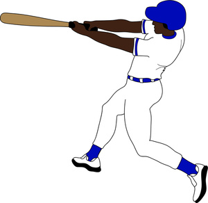 Clip art baseball player