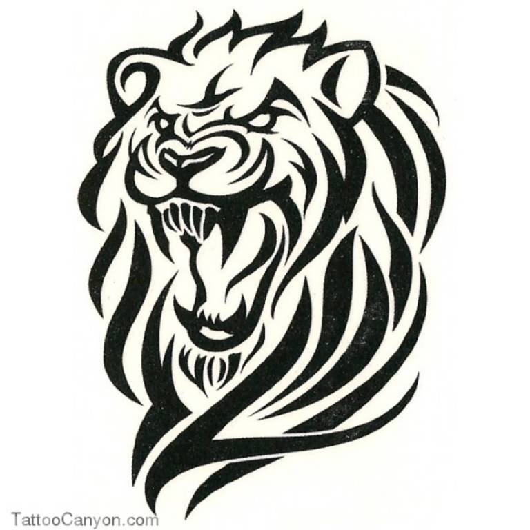 Dangerous Lion Tattoo Artwork  - ClipArt Best - ClipArt  Best