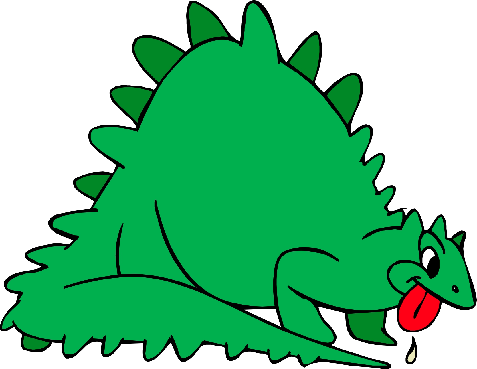 Scary Dinosaur Cartoon - ClipArt Best