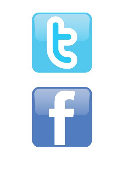 Facebook Twitter Icon Clipart