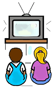 Kids Watching Tv Clipart - Free Clipart Images