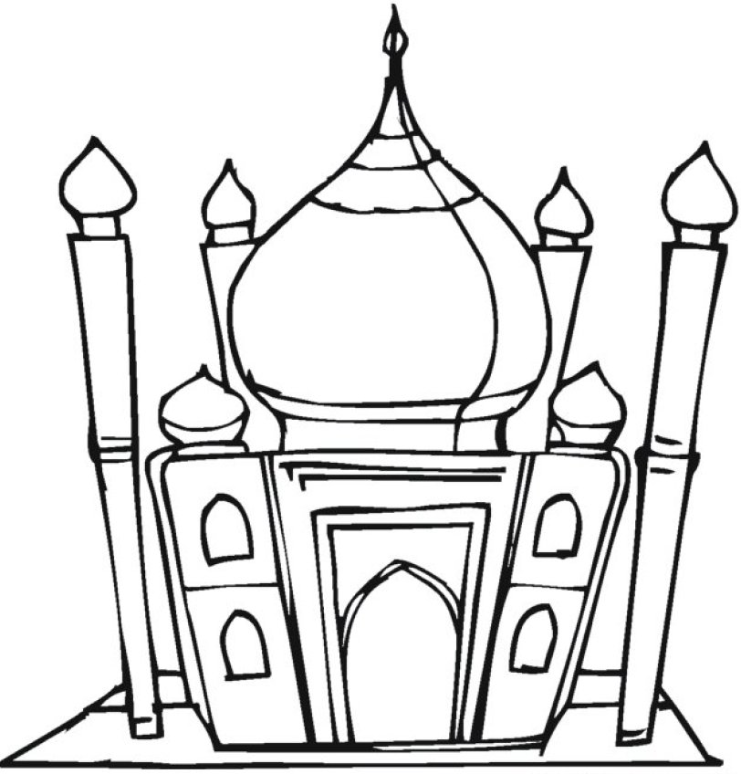 9 Mewarnai Gambar Masjid | bonikids