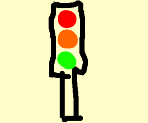 Traffic light (drawing by apollosilver)