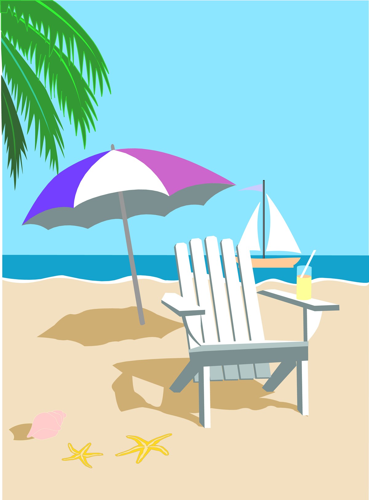 Download Cartoon Beach Clipart 12255 Full Size | Download ...