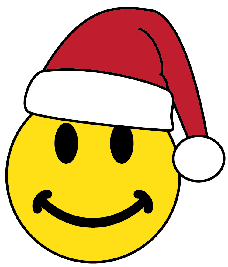 clip art christmas smiley face - photo #3