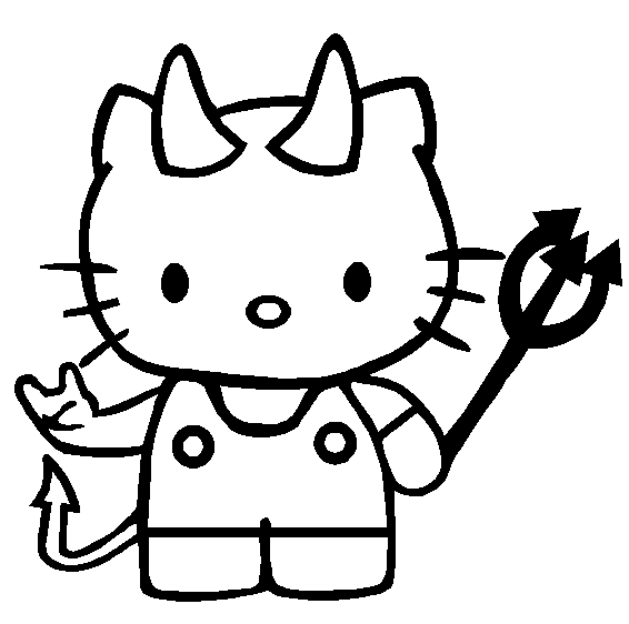 1,008 views Hello Kitty Coloring Page | Free coloring pages for kids