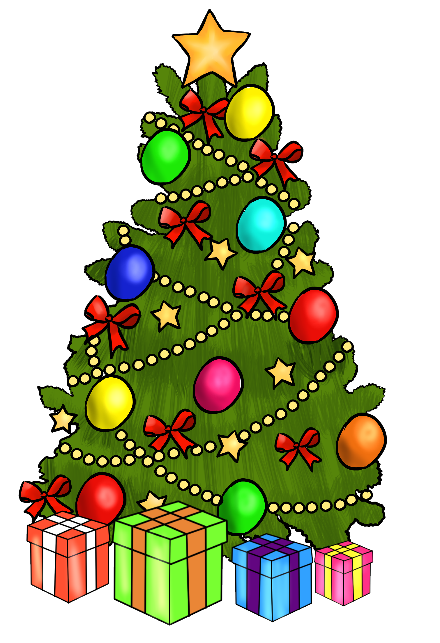 Animated Christmas Tree With Presents Fnqlldrm - TheFairs!
