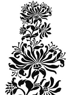 Free Printable Damask Stencil - ClipArt Best