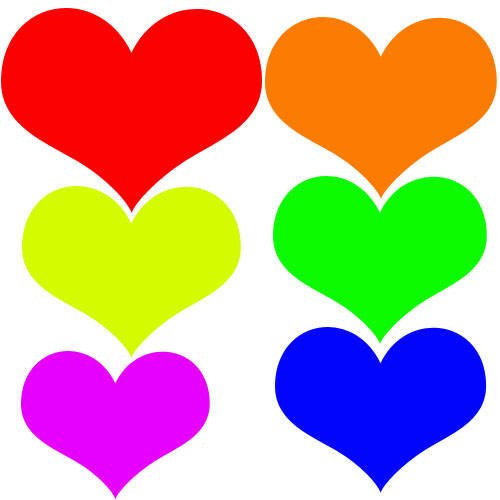 clip art heart template - photo #37