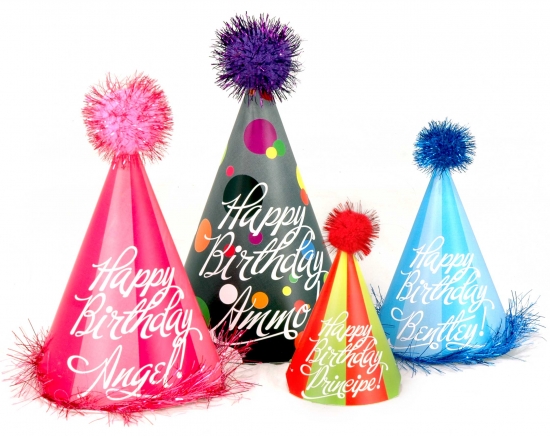 Customized Birthday hats for dogs