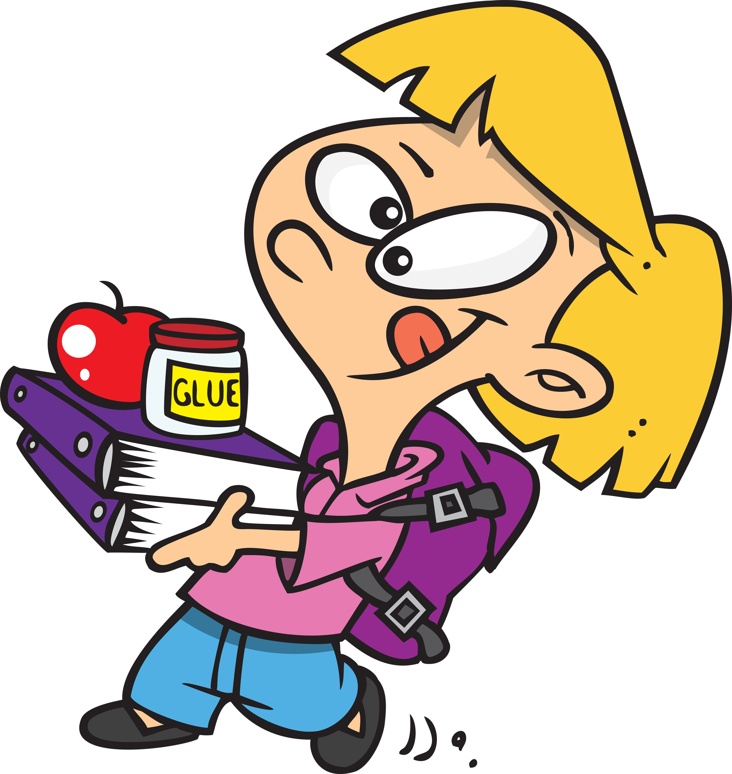 back to school cartoon clip art - photo #17