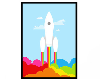 rainbow rocket