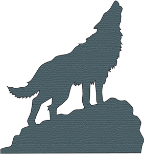 Silhouette Online Store - View Design #13356: howling wolf