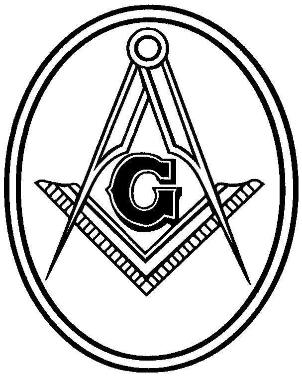 Masonic Clipart and Freemason Symbols - Square and Compasses