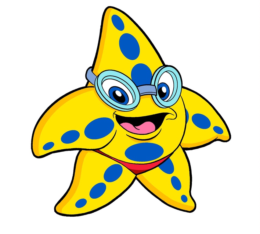 STARFISH,CARTOON WEARS SWIMMING-COSTUME & GOGGLES by Trinity ...