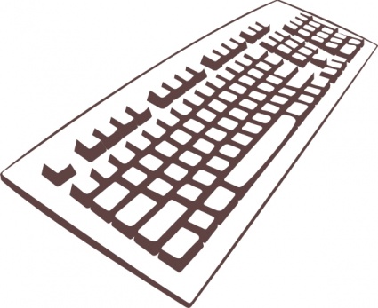 Download Keyboard clip art Vector Free
