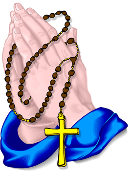 Praying Hands With Rosary Beads - Pictures, Tattoo Ideas