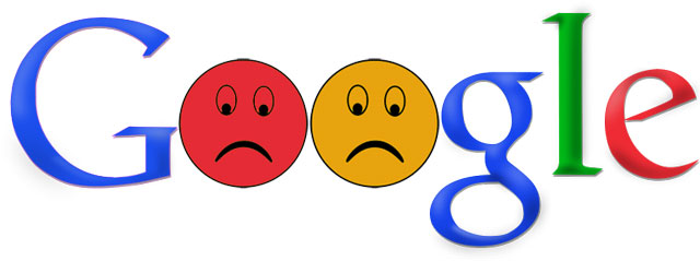 Google Sad Logo