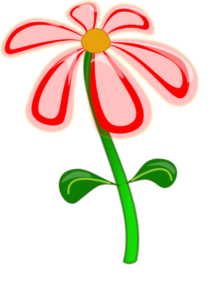 Red Flower Cartoon - ClipArt Best