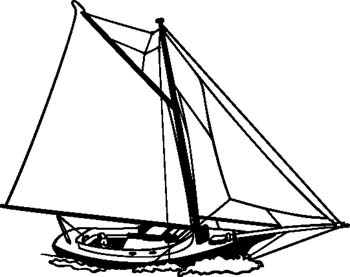 Engraving Creations - Clipart - Sailboats