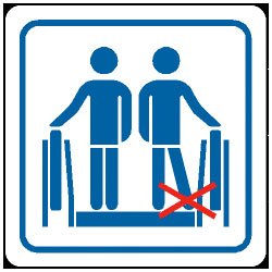 No Access Symbol Pictorial Sign