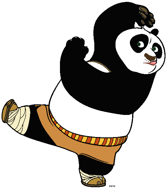 clipart kung fu panda - photo #2