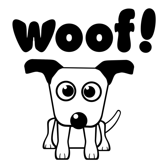 clip art free dogs black and white - photo #38