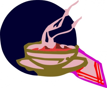 Bowl Of Hot Soup clip art vector, free vectors