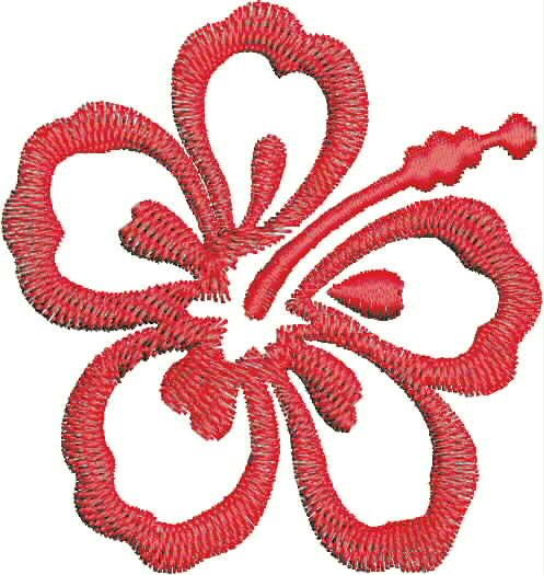 Meringue Designs. Hibiscus Flower