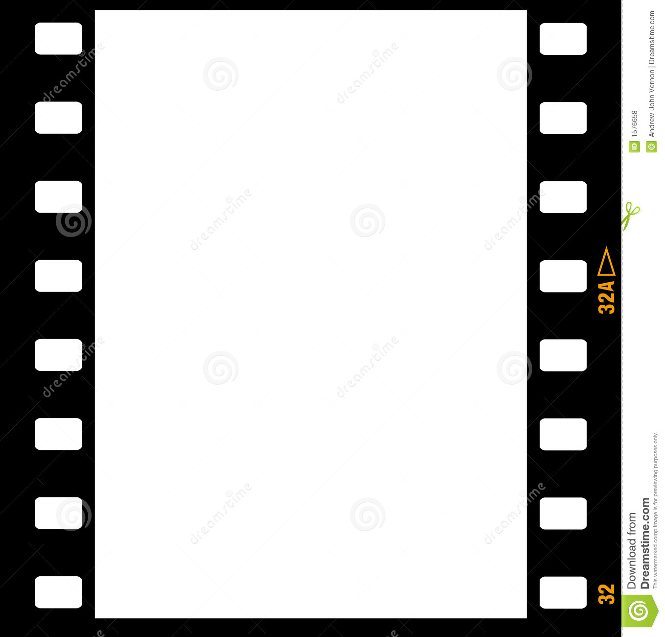 Clipart film strip frame