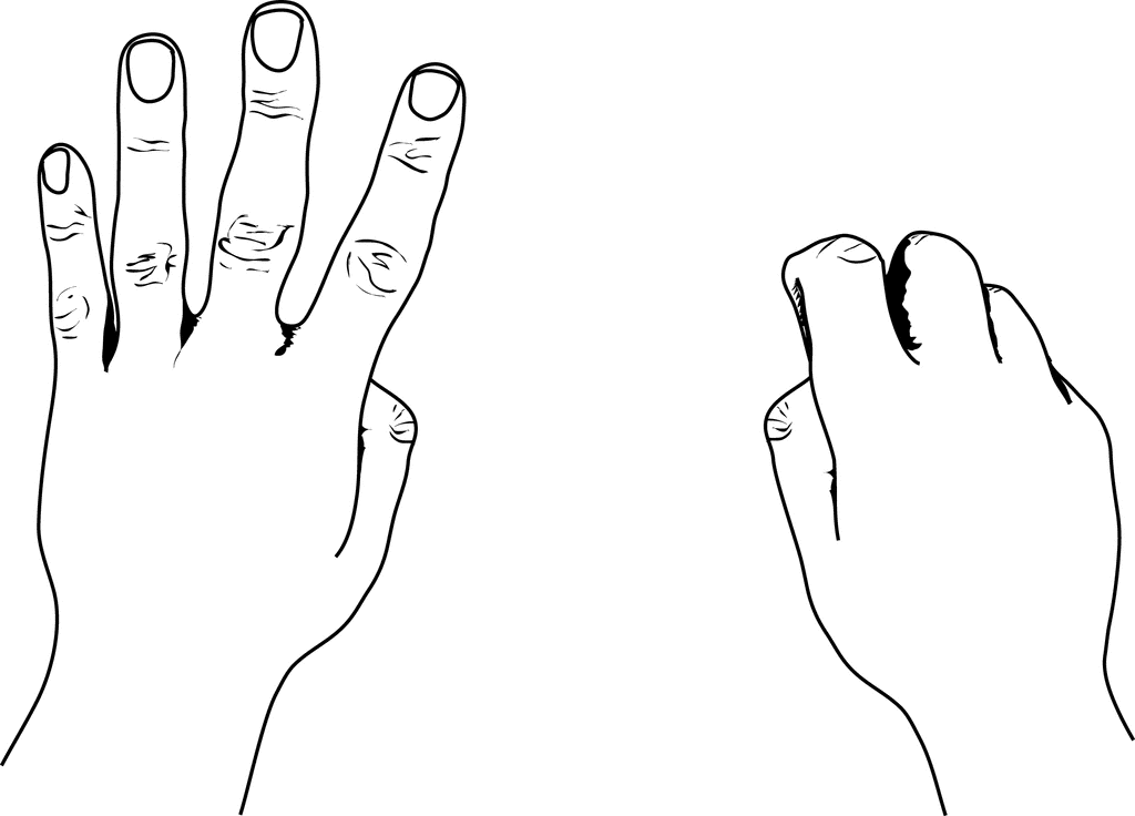 4 Fingers Clipart 4, counting, counting fingers