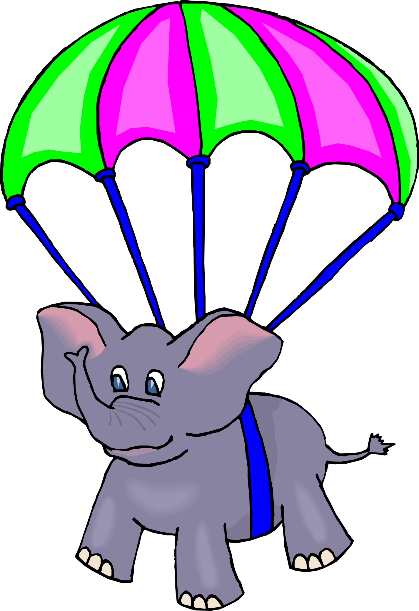 Parachute Cartoon Images & Pictures - Becuo