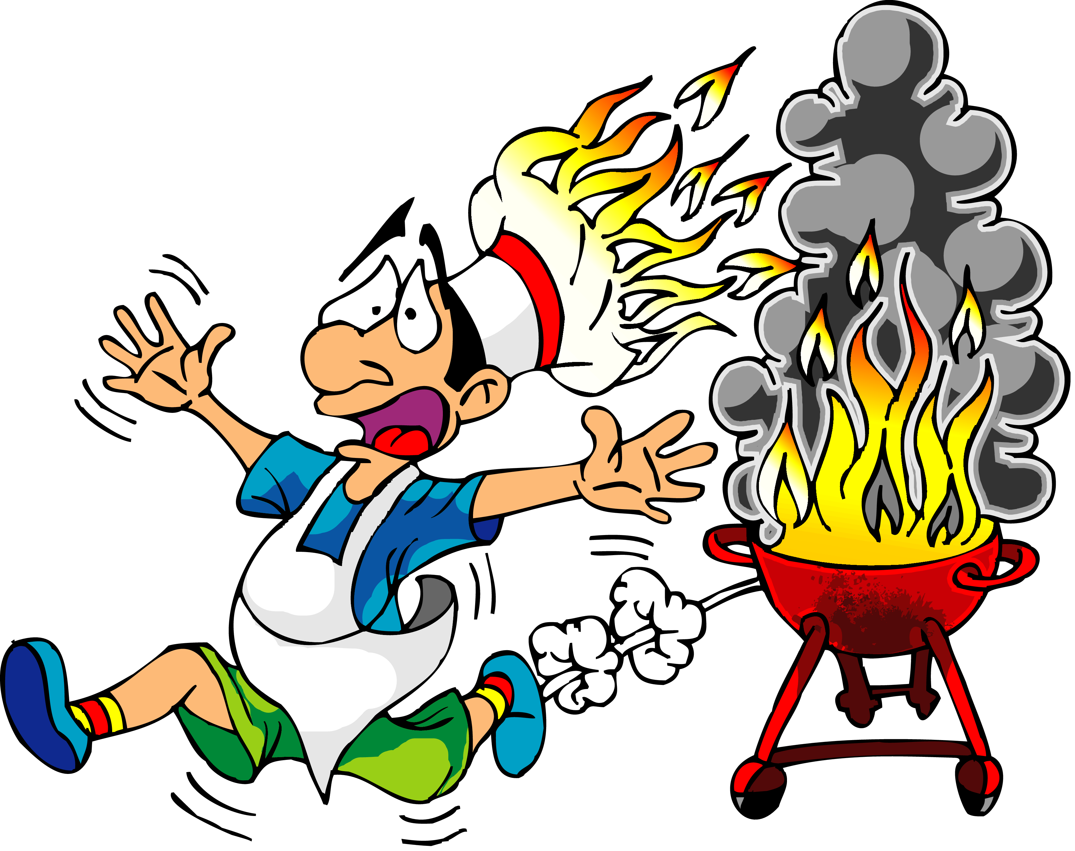 Cartoon bbq images.