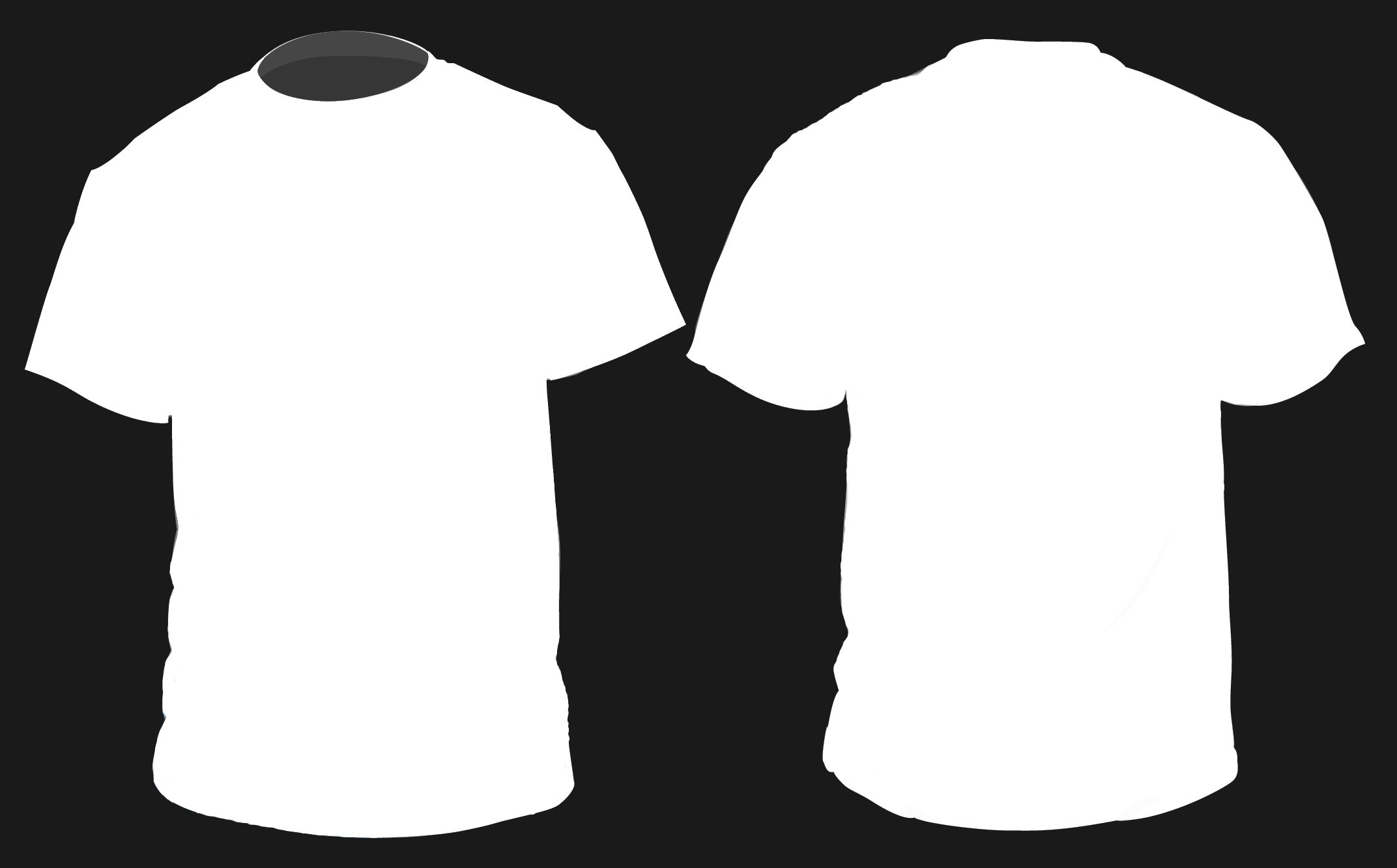 Blank T-shirt Outline