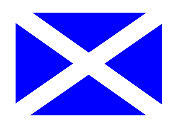 Scottish Flag Clip Art - vector clip art online ...