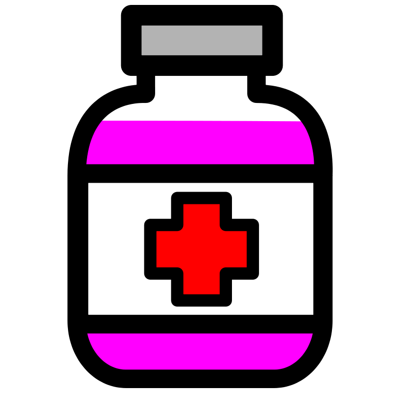 Pill Bottle Clipart