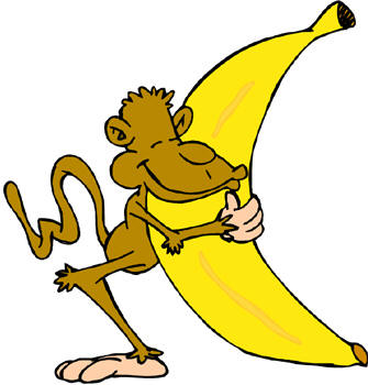 Picture Of Monkey With Banana - ClipArt Best