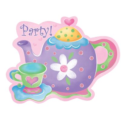 Free Printable Tea Party Invitations & Wording Ideas