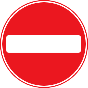 Blank road sign clip art
