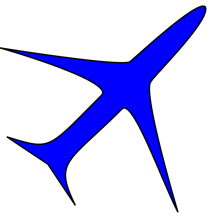 Plane clip art vector