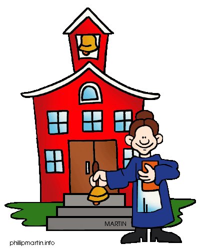 Free clipart of school house