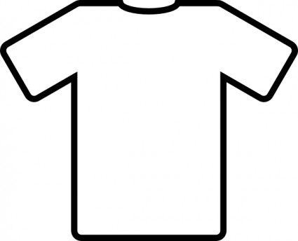 T-shirt Black And White Clipart
