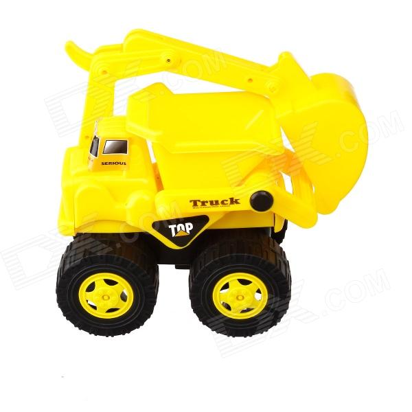 9108 Non-toxic Plastic Sand Beach Toy 4-Wheel Truck Excavator w ...