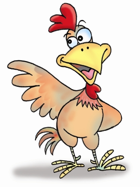 crazy chicken clipart - photo #7