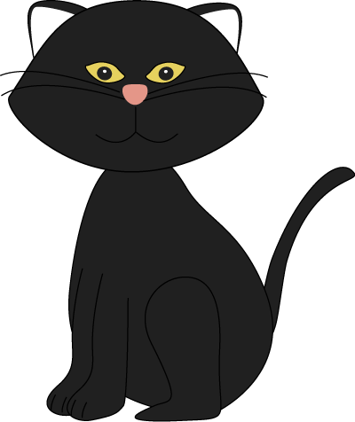 Halloween Black Cat Clipart - Free Clipart Images