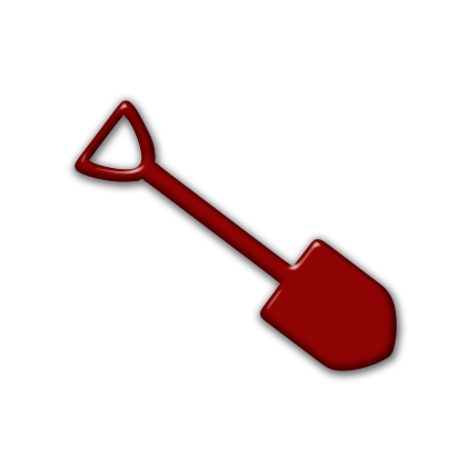 Small Camp Shovel (Shovels) Icon #086906 Â» Icons Etc