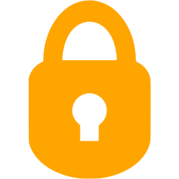 Orange padlock icon - Free orange padlock icons