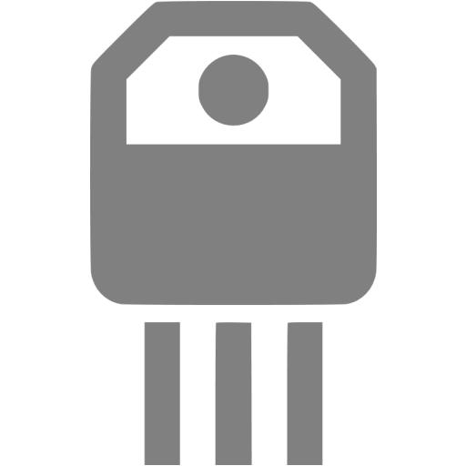 Gray transistor icon - Free gray transistor icons