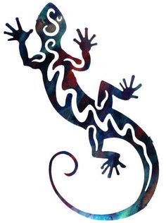 Gecko stencil tattoo – MyVisions.org